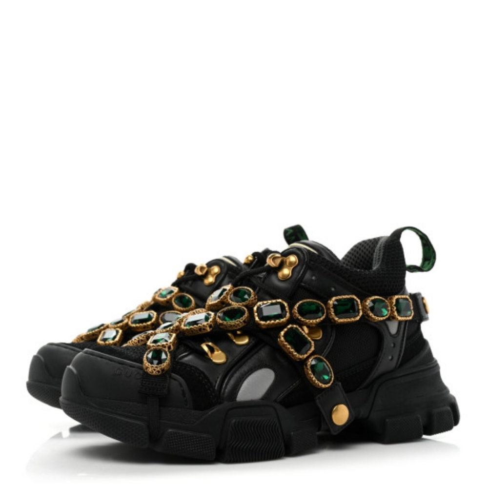 Black Gucci Flashtrek Snekers